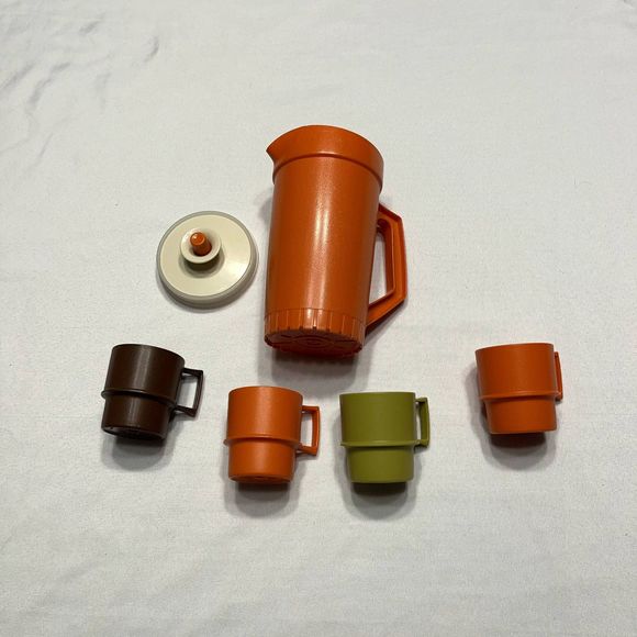 Tupperware Toys Vintage Mini Serve It Children's Play Dish Partial Set - Picture 1 of 7